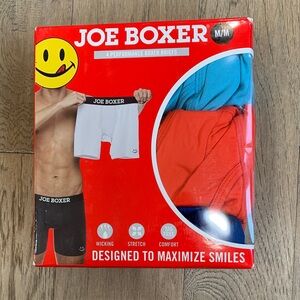 NWT Joe Boxer Boxer Briefs - Red, Blue, White, Grey